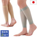 極薄メッシュ ふくらはぎサポーター 両足用×2個セット 蒸れにくい快適...(4)