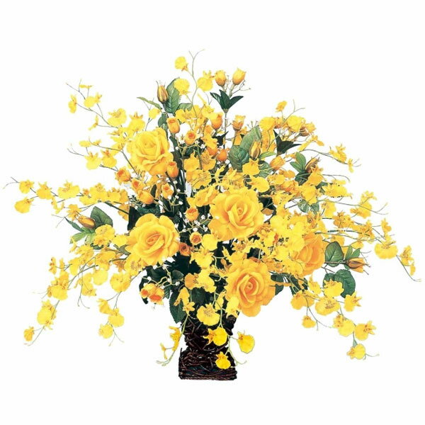 アートフラワー 造花 光触媒 光の楽園 ゴールドエース 2377P125