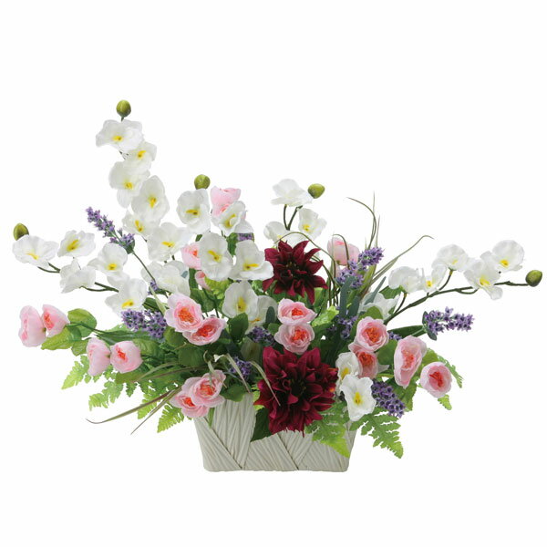 アートフラワー フェイクグリーン 造花 光触媒 光の楽園 パリエール 2451P85