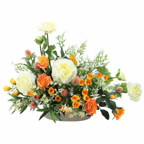 アートフラワー フェイクグリーン 造花 光触媒 光の楽園 ハニーキャラメル 2541A125