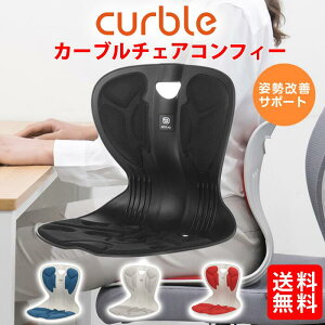 ablue カーブルチェアー コンフィ Curblechair comfy カーブルチェア 姿勢サポートチェア 選べる 4色 ブラック グレー レッド ブルー 骨盤 ゆがみ 矯正オフィス デスクワーク テレワーク 座椅子 軽量 姿勢サポート 姿勢矯正 肩凝り 肩こり 骨盤矯正 腰痛 姿勢 サポート