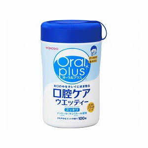 【アサヒグループ食品】【和光堂】オーラルプラス 口腔ケアウエッティー （100枚入ボトル） / 17