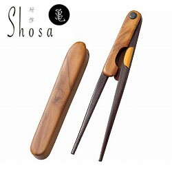 【有限会社ウインド】箸ケース付きピンセット型箸「所作 —shosa— 亀」 / SK-1【定番在庫】即日・翌日配送可【介護用品】自助食器/リハビリ/使いやすい/握力低下/麻痺等の方に/優れたデザイン/携帯可/贈り物にも【通販】