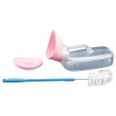 【浅井商事】SA透明尿器(洗浄用ブラシ付) 女性用 / 100231【定番在庫】即日・翌日配送可【介護用品】在宅介護/入院/施設病院/排泄介助/収尿器/採尿器/...