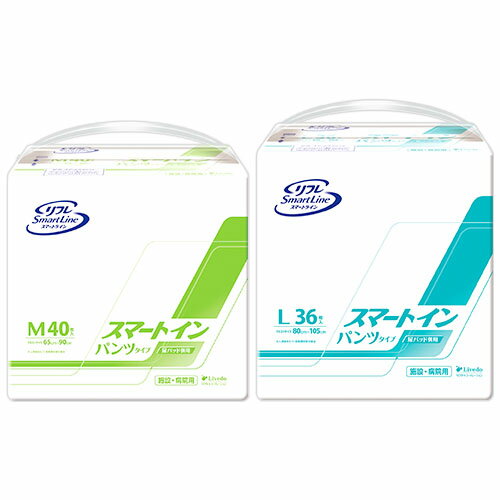 【リブドゥ】リフレ 大きいパッドと使えるモレ安心パンツ スマートイン パンツタイプ M（40枚)・L（36枚) / 1781x※在庫限り【定番在庫】即日・翌日配送可【介護用品】大人用紙おむつ/おとな用/紙オムツ/パンツタイプ【通販】