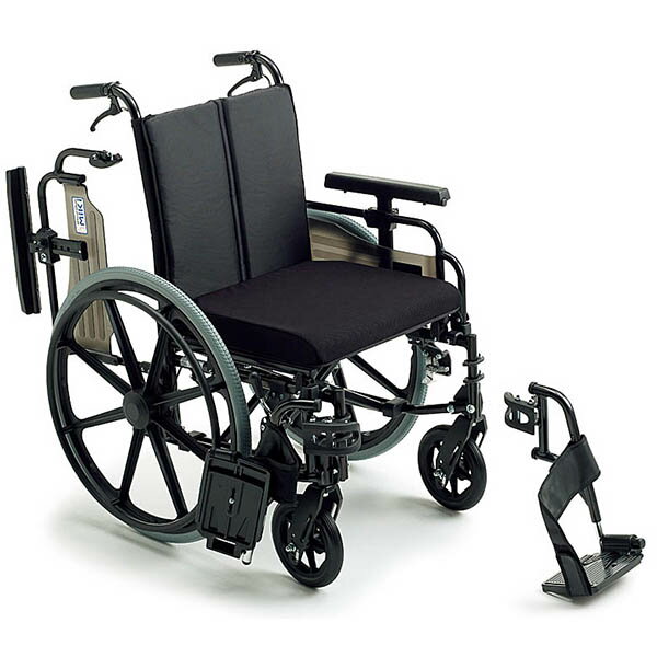 【ミキ】ビッグサイズ車いす KJP-4（自走型・介助用ブレーキ付き） =非課税=【メーカー直送】返品交換代引不可【介護用品】「耐荷重130kg」のビッグサイズ車椅子【通販】