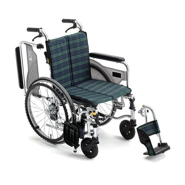 【ミキ】アルミ製コンパクト車いす　Skit（スキット) 自走型　低座面 （#32・#41・#A-4・#A-6) / SKT-4 Lo =非課税=【メーカー直送】※返品・交換不可※代引不可※【介護用品】車椅子【通販】