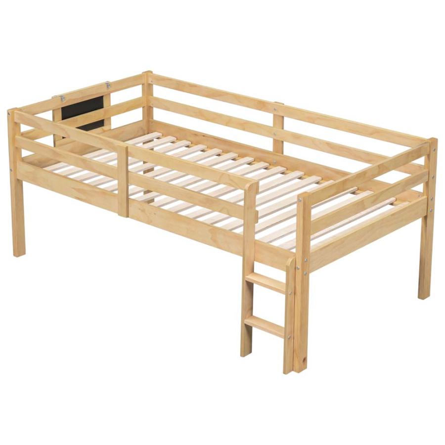 ロフトベッド 商品説明 シングル ベッドフレーム シングルベッド ロフトベッド シングル すのこベッド すのこ フレームベッド 【シンプルなデザイン】厳選された高品質な木材を使用し、自然な温かさを感じることができます。お子様の安全と快適な眠りを追求し、頑丈な木材と安全基準に基づいた設計でお子様の安全を守ります。 【創造力を広げる、ブラックボード付き】ブラックボード付きのユニークなデザインで、お子様の創造力を広げる無限の可能性を提供します。 【ベッド下にたっぷりの収納スペース】床板が高く、床下には47cmの収納スペースがあり、収納の利便性が際立っています。 【安心感満々のサイドフレーム】この高さの側フレームは、睡眠中にベッドからうっかり落ちることを防ぐために設計されており、お子様がより安心して寝ることができます。 【安心の耐荷重】床板は頑丈な厚さで、約15mmあります.強化された厚さの床板が、安心感満載の睡眠体験を提供します！一般的の厚さは12mmですが、当社のベッドは15mmと強化されています。 強化された床板は他の商品と比較してより頑丈で、体重を均等に分散し、適切なサポートを提供します。ロフトベッド