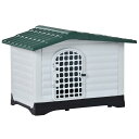 犬小屋 ドア付き ペットハウス ペットケージ プラスチック製 犬 室外 オシャレ ボブハウス ペットサークル