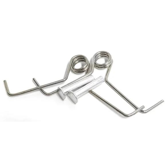 2代目踏み板用小ばね・ピンセット1個セット イノシシ罠 踏み板 鳥獣被害対策 箱わな くくりわな