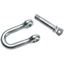 ステンレス 304 シャックル6mm 10個 ロープ固定 ワイヤーシャックル ステンレスシャックル6mmわな用品 狩猟用品 罠金具部品 鳥獣被害対策