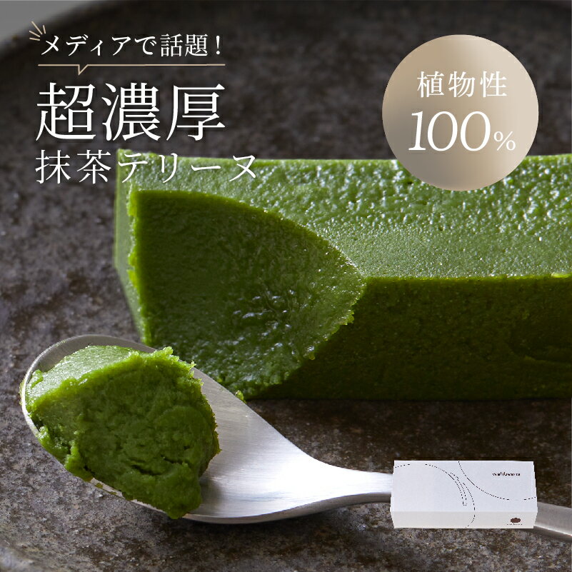 【送料無料】超濃厚抹茶テリーヌ｜ギフト対応可｜1本270g｜抹茶スイーツ 抹茶ケーキ 抹茶グルメ 抹茶 テリーヌ チョコレート チョコテリーヌ ショコラテリーヌ 豆乳 豆乳スイーツ コレステロールゼロ wellbeans プレゼント ギフト 内祝い お歳暮