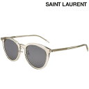 SAINT LAURENT サンローラン サングラス メンズ レディース アジアンフィット SL488K-004 ベージュシルバー サンローランサングラス 人気 高級 ブランド サン ローラン おしゃれ お洒落 おすすめ 男性 女性 誕生日 ギフト プレゼント