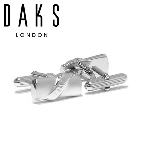 DAKS カフス ダックス カフス DAKS カフスボタン カフリンクス DC10046 シルバー ロジウムメッキ 人気 ブランド ダックスカフス DAKSカフス カフスブランド cufflinks cuffs おしゃれ おすすめ 夫 彼氏 男性 誕生日 父の日 ギフト プレゼント