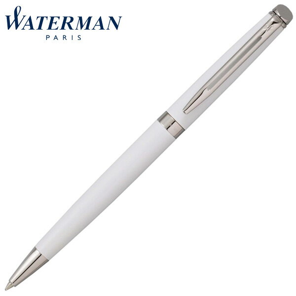 ウォーターマン ボールペン 白 油性 メトロポリタン エッセンシャル ホワイト WATERMAN S0920960 ツイスト 人気 高級 有名 ブランド ウォーターマンボールペン WATERMANボールペン おしゃれ おすすめ 男性 女性 誕生日 ギフト クリスマス プレゼント