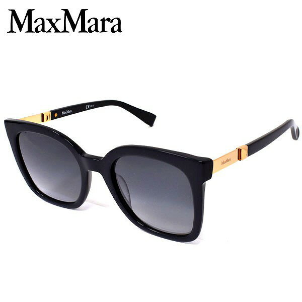 MAX MARA マックスマーラ サングラス レディース メンズ ブラック グレーグラデーション GEMINI-I-51-807-9O 人気 ブランド マックスマーラサングラス MAXMARA マックス マーラ お洒落 おしゃれ おすすめ 男性 女性 誕生日 ギフト プレゼント