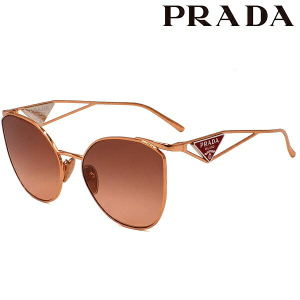 PRADA プラダ サングラス メンズ レディース PR50ZS SVF0A5 59 ピンクゴールド ピンク グラデーション ダークブラウン 人気 高級 ブランド PRADAサングラス プラダサングラス デザイン カジュアル お洒落 おしゃれ おすすめ 男性 女性 誕生日 ギフト プレゼントのサムネイル