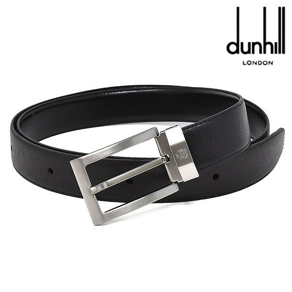 ダンヒル ベルト（メンズ） DUNHILL ダンヒル ベルト メンズ HPN240A42 BELT ブラッシュ ガンメタル ブラック 黒 ビジネス カジュアル レザー 牛革 本革 人気 ブランド ダンヒルベルト DUNHILLベルト おしゃれ おすすめ 男性 父の日 誕生日 ギフト プレゼント