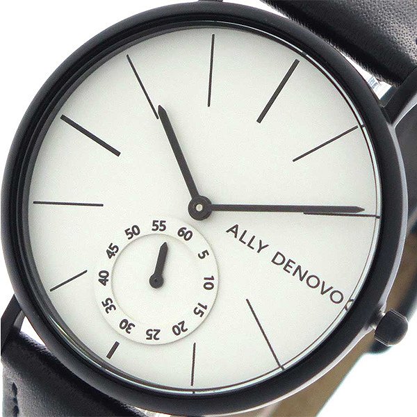アリーデノヴォ 腕時計 レディース ALLY DENOVO 36mm AF5001-5 HERITAGE SMALL ホワイト ブラック 人気 ブランド アリーデノヴォ腕時計 アリーデノヴォ時計 おしゃれ 可愛い アリー デノヴォ 時計 女性 ギフト プレゼント その1