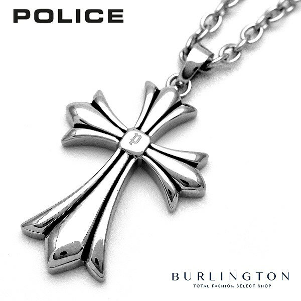 ネックレス メンズ（10000円程度） POLICE ポリス ネックレス メンズ Necklace Men's ポリスネックレス シルバー 人気 ブランド アクセ アクセサリー おしゃれ デザイン カジュアル おすすめ クロス 十字架 メンズネックレス ネックレスポリス 男性 誕生日 ギフト プレゼント