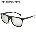 エンポリオアルマーニ サングラス メンズ ブラック ミラーレンズ EA4131D 50426G 55 EMPORIO ARMANI 黒 人気 ブランド エンポリオ アルマーニ おしゃれ おすすめ 男性 誕生日 ギフト プレゼント