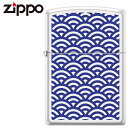 ZIPPO ジッポ ライター USA Z214-411902 和柄 青海波 メンズ レディース ジッポーライター 人気 ブランド オイルライター ジッポライター ジッポー シンプル おしゃれ 男性 女性 誕生日 ギフト プレゼント