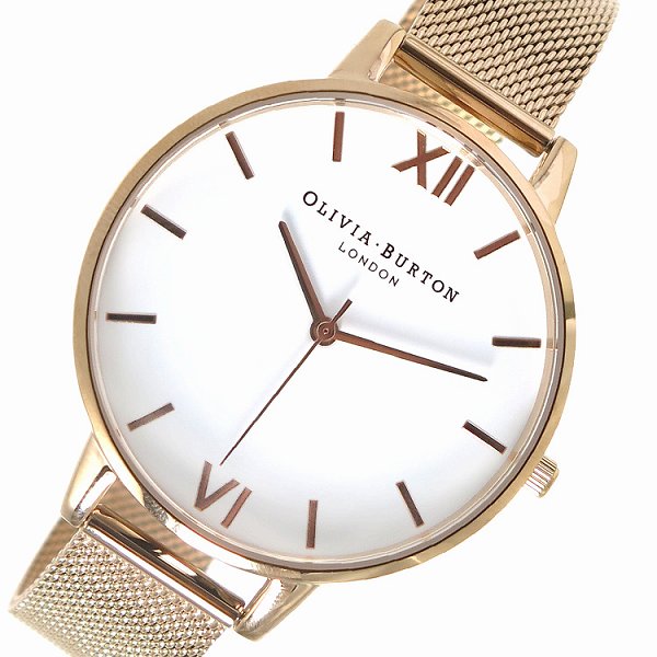 送料無料 オリビアバートン 腕時計 レディース OLIVIA BURTON OB15BD79 ホワイト×ピンクゴールド 人気 ブランド オリビア バートン 時計 オリビアバートン時計 オリビアバートン腕時計 おしゃれ かわいい おすすめ 女性用 ギフト プレゼント