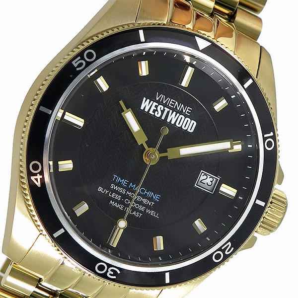 ヴィヴィアンウエストウッド ヴィヴィアンウエストウッド 腕時計 メンズ Vivienne Westwood 時計 VV181BKGD ブラック ゴールド 黒 金 人気 ブランド ヴィヴィアン ウエストウッド ビビアン Vivienne時計 Vivienne腕時計 カジュアル 男性 ギフト プレゼント