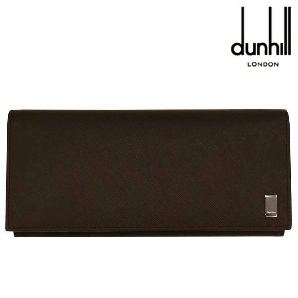 ダンヒル 長財布（メンズ） ダンヒル 長財布 メンズ 二つ折り DUNHILL 20R2P12PC201R プレーン PLAIN ブラウン 人気 ブランド DUNHILL長財布 DUNHILL財布 ダンヒル長財布 ダンヒル財布 ビジネス おしゃれ 紳士 夫 彼氏 男性 父の日 ギフト 誕生日 プレゼント