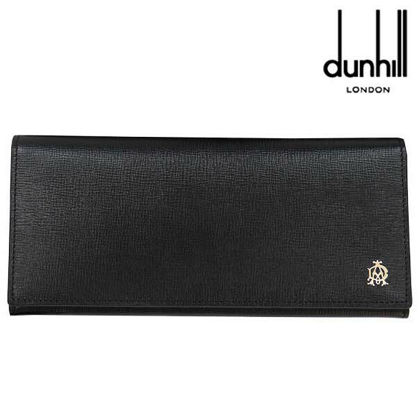 ダンヒル 長財布（メンズ） ダンヒル 長財布 メンズ 二つ折り DUNHILL L2S810A FULHAM ブラック 黒 本革 レザー 人気 ブランド DUNHILL長財布 DUNHILL財布 ダンヒル長財布 ダンヒル財布 ビジネス おしゃれ 紳士 夫 彼氏 男性 父の日 ギフト 誕生日 プレゼント