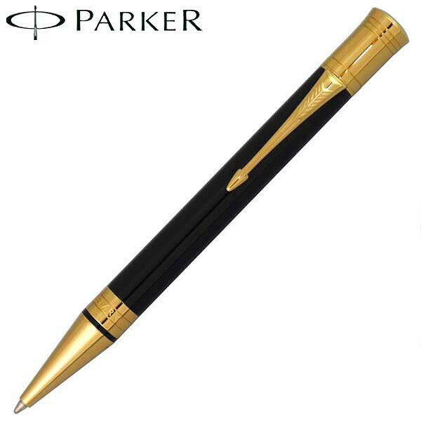 パーカー ボールペン ブランド PARKER Duofold デュオフォールド クラシック ブラック ゴールド 黒 金 1931386 ツイスト 人気 高級 筆記具 ペン パーカーボールペン 高級ボールペン PARKERボールペン 昇進祝い 古希 還暦 男性 女性 ギフト クリスマス プレゼント