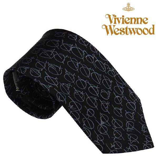 ヴィヴィアン・ウエストウッド ネクタイ ヴィヴィアンウエストウッド ネクタイ シルク Vivienne Westwood 81050004 W001F N401 ブラック 黒 人気 ブランド ヴィヴィアンネクタイ ビビアン ヴィヴィアン おしゃれ 父 彼氏 男性 就職祝い 誕生日 ギフト クリスマス プレゼント