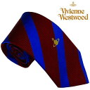 ヴィヴィアンウエストウッド ネクタイ ストライプ シルク Vivienne Westwood 81050004 W001J H401 レッド 赤 人気 ブランド ヴィヴィアンネクタイ ビビアン ヴィヴィアン おしゃれ 父 彼氏 男性 就職祝い 誕生日 ギフト クリスマス プレゼント