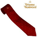 ヴィヴィアンウエストウッド ネクタイ ドット シルク Vivienne Westwood 81050004 W001M H401 レッド 赤 人気 ブランド ヴィヴィアンネクタイ ビビアン ヴィヴィアン おしゃれ 父 彼氏 男性 就職祝い 誕生日 ギフト クリスマス プレゼント