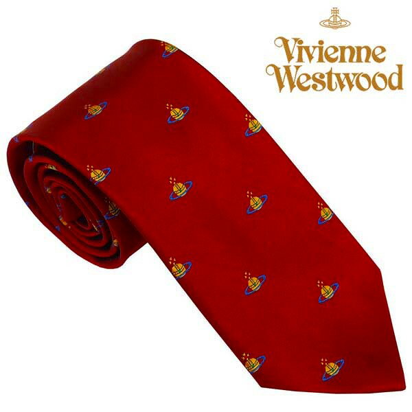 ヴィヴィアンウエストウッド ネクタイ オーブ シルク Vivienne Westwood 81050004 W001S I401 ボルドー ワインレッド 系 人気 ブランド ヴィヴィアンネクタイ ビビアン ヴィヴィアン おしゃれ 父 彼氏 男性 就職祝い 誕生日 ギフト クリスマス プレゼント