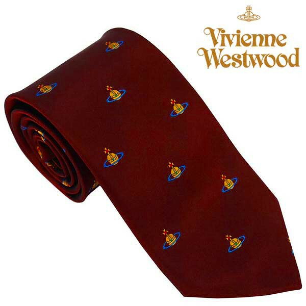 ヴィヴィアンウエストウッド ネクタイ オーブ シルク Vivienne Westwood 81050004 W001S I411 人気 ブランド ヴィヴィアンネクタイ ビビアン ヴィヴィアン おしゃれ 父 彼氏 男性 就職祝い 誕生日 ギフト クリスマス プレゼント