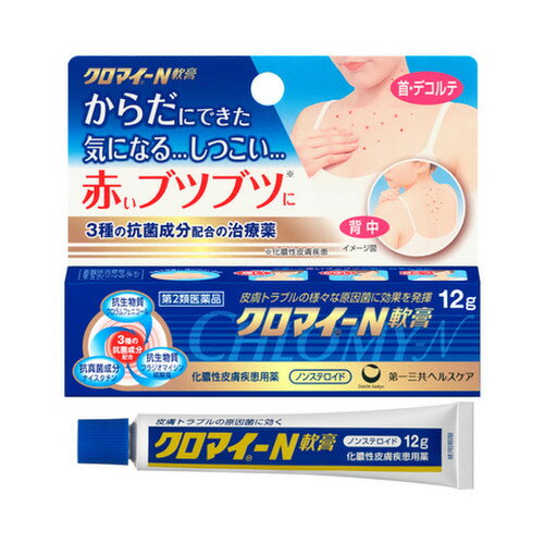 【あす楽】クロマイN軟膏 12g【第2類医薬品】