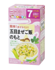和光堂ベビーフード 手作り応援 【五目まぜご飯のもと】 フリーズドライ (5包) 【7ヶ月頃から】 備蓄 ※軽減税率対象商品
