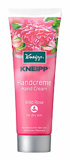 ドイツ製ハンドクリーム　KNEIPP　クナイプ　ワイルドローズの香り　(75mL)　ウェルネス