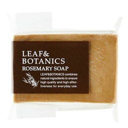 松山油脂　リーフ＆ボタニクス　LEAF＆BOTANICS　オーガニック　マザーソープ　ローズマリー　(90g)　石けん