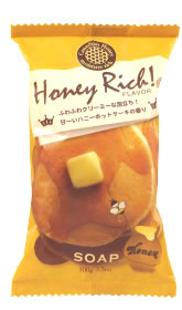 ペリカン ハニーリッチソープ 化粧石鹸 【甘いハニーホットケーキの香り】 (標準100g) ウェルネス