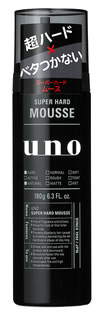 ファイントゥデイ　ウーノ　UNO　スーパーハードムース　(180g)　スタイリング　ヘアムース