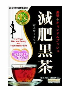 山本漢方　減肥黒茶　黒茶+キャンドルブッシュ　（15g×20バッグ）　※軽減税率対象商品