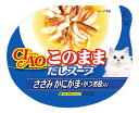 いなばペットフード　CIAO　チャオ　このままだしスープ　ささみ　かにかま・かつお節　(60g)