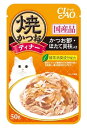 いなばペットフード CIAO チャオ 焼かつお ディナー かつお節・ほたて貝柱入り (50g)