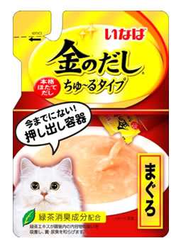 其它 - いなばペットフード　金のだし　ちゅ〜るタイプ　まぐろ　とりささみ入り　IC-181　(140g)　キャットフード　ウェット