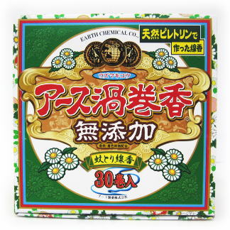 アース渦巻香　無添加30巻　箱入り