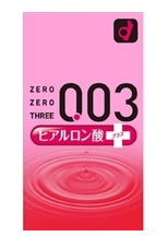 オカモト　ゼロゼロスリー　ヒアルロン酸プラス　コンドーム　(10コ入)