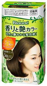 【特売】　花王　ブローネ　香りと艶カラー　クリーム　5RA　ロイヤルブラウン　(1個)　白髪用ヘアカラー　【医薬部外品】