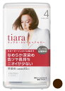 資生堂 ティアラ クリームヘアカラー 4 やや明るい栗色 (1セット) 白髪染め 【医薬部外品】